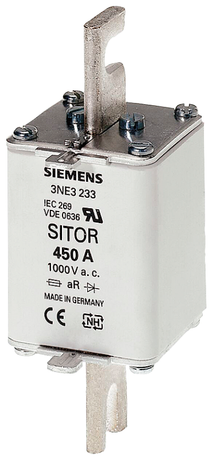 Вставка плавкая SITOR 160А AC 1000В типоразмер 1 Siemens 3NE3224