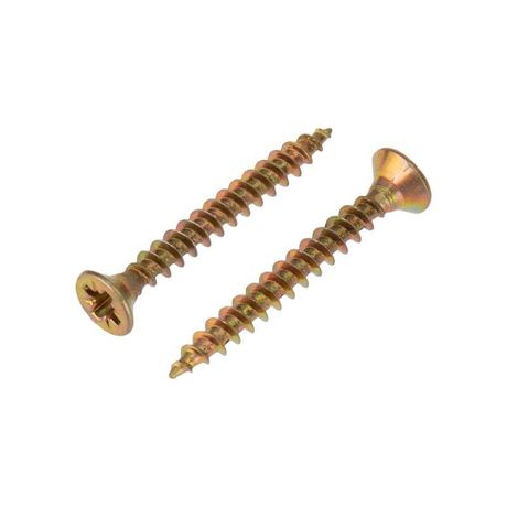 Саморез универсальный 4,0х30мм, желтый цинк, пакет (1000 шт/уп) | 1111-0430-2 Kranz