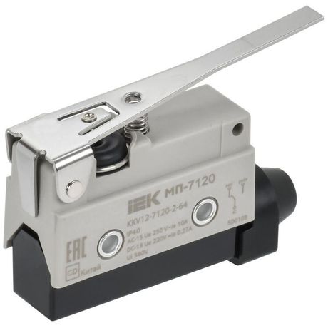 Микропереключатель концевой МП-7120 рычаг IP40 IEK - KKV12-7120-2-64