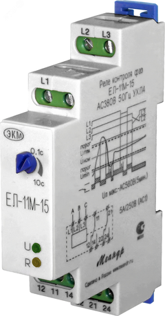 Реле напряжения ЕЛ-11М-15 АС400В УХЛ4 арт.4640016933174 Меандр