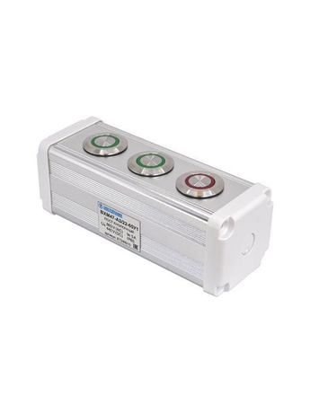 Пост управления BXM47-A3/22-65У1 2 цилиндрические кнопки 1C1NO1NC зел. + 1 цилиндрическая кнопка красн. Электротехник ET249210