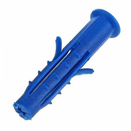 Дюбель распорный Чапай 6х25 шипы+усы (синие) (1000 шт) - пакет накл. ( 0,528 кг) | 111141 Tech-KREP