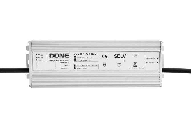 Драйвер для светодиодной ленты DONE POWER DL-200H-V24-RXG 200Вт 24В IP67 199х63х37мм VARTON VARTA