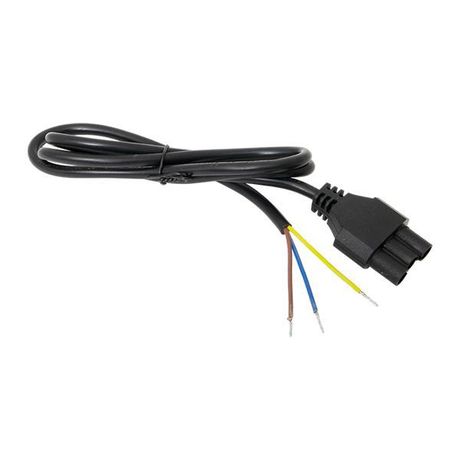 Кабель для подключения светодиодных линейных светильников ДБО-60/120/150 черный 1 метр 3x0,75 мм2 | ASC-B-1-LBL EKF