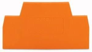 Пластина торцевая промежут. 2.5мм оранж. (уп.25шт) WAGO 280-341