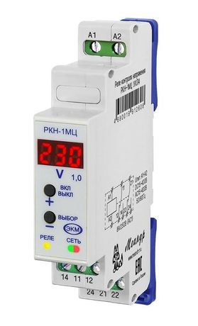 Реле контроля однофазного напряжения РКН-1МЦ 400Гц УХЛ4 (спец.) Меандр A8302-16936551