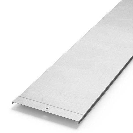 Крышка лотка INOX (AISI 304) 200х3000 (3 м/уп) | PR16.2432 Промрукав Строитель