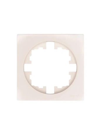 Рамка 1-м OSEN горизонт. квадрат сл. кость LEZARD 743-9000-146