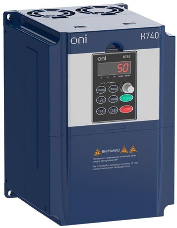 Преобразователь частоты K740 380В 3Ф 7,5-11кВт 17-25А встроенный тормоз Энкодер - K740-33-075G11PTM IEK