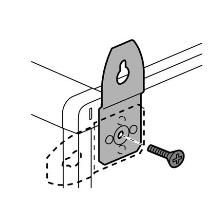 Кронштейн для крепл. на стену XL3 400 (комплект 4шт) Leg 020100 Legrand