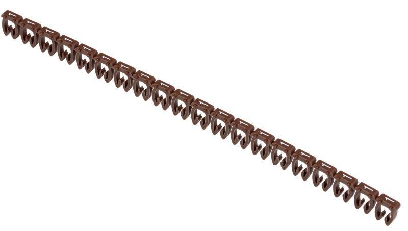 Маркер открытого типа KE 4-6мм2 символ '1' (500шт/упак) IEK - UMK-KE3-1