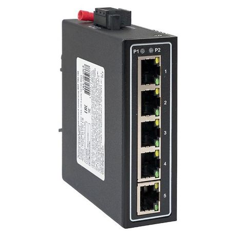 Промышленный неуправляемый коммутатор EKF TSX-100 5 портов 10/100 Мбит/с | TSX-100-UN-5