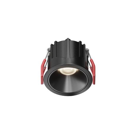 Светильник встраиваемый Downlight Alfa LED 4000K 10Вт 50 град. IP20 CRI90 Черный круглый 52х65мм 910Лм - DL043-01-10W4K-RD-B-1 Maytoni