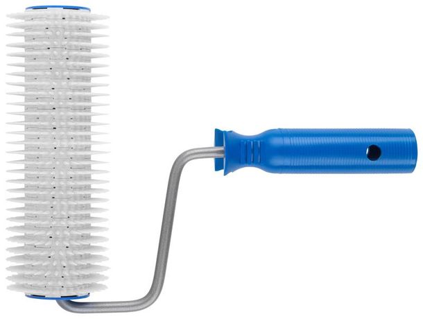 Валик игольчатый "мини" 200мм d72мм высота иглы 14мм пластик. КУРС 04151