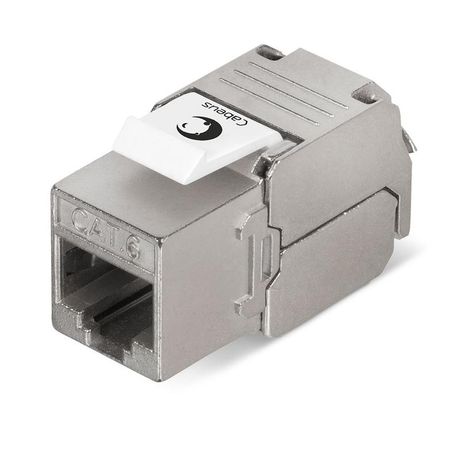 Вставка Keystone Jack RJ-45(8P8C), 180 градусов, категория 6, экранированная, без инструмента Toolless - KJ-RJ45-Cat.6-SH-180-Toolless Cabeus 7966c