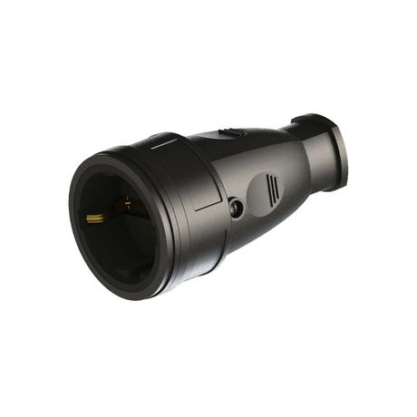 Разъем штепсельный РА16-005 УХЛ3 16А IP44 250В с заземл. каучук без крышки (инд. упак.) Витебск0204-00010 Свет (Витебск)