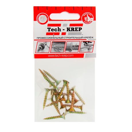 Саморез ШУж 4,5х25 пот. гол. (18 шт) - пакет ( 0,035 кг) | 102499 Tech-KREP