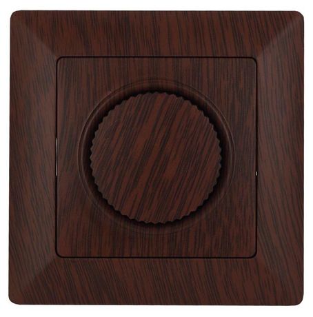 Светорегулятор поворотный СП 600Вт 230В Solo венге 4-401-10 Intro Б0043401 ЭРА