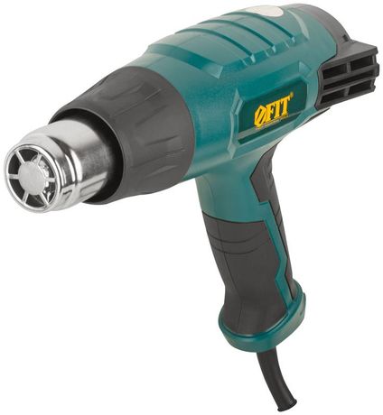 Фен технический 2000Вт; 60/400/600град.; 300/500/500л/мин; рез. накл.; коробка FIT 80611 РОС