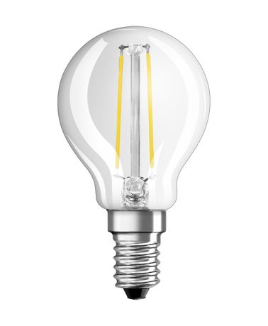 Лампа светодиодная филаментная LED SUPERSTAR+ CL P FIL 40 dim 3.4W/940 3.4Вт 4000К нейтр. бел. E14 470лм угол пучка 320град. 220-240В диммир. (замена 40Вт) прозр. стекло OSRAM 4058075603172