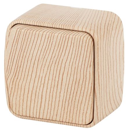 Выключатель одноклавишный наружный (открытой установки) сосна 10А 250В Intro Polo 3-101-11 - Б0053528 ЭРА