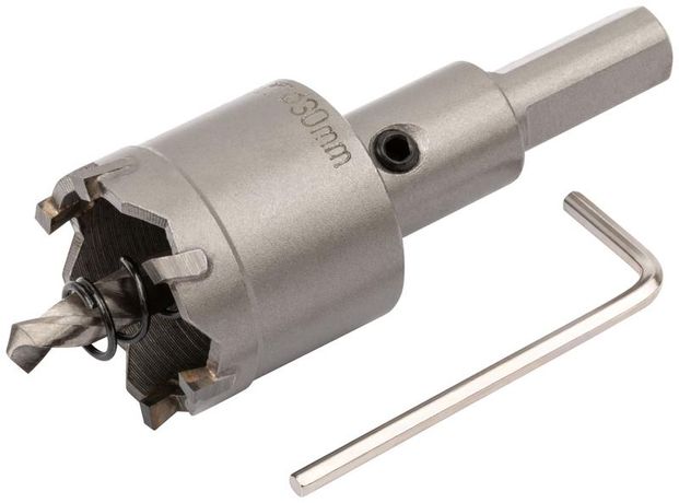 Коронка кольцевая с карбидными вставками Профи (для отверстий в нержавеющей стали) 30 мм - 36830 РОС