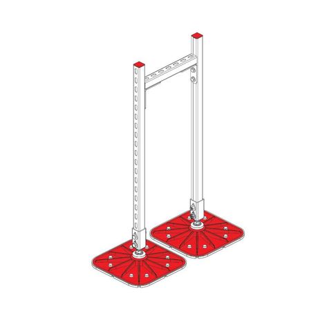 Конструкция опорная для горизонт. прямоугольн. воздуховодов и метал. лотков кабеленесущих систем TECHNORAPTOR FOOT 350х1000 KM-TR-F-SSHRAD-350-1000 КМ TR0086 КМ-Профиль