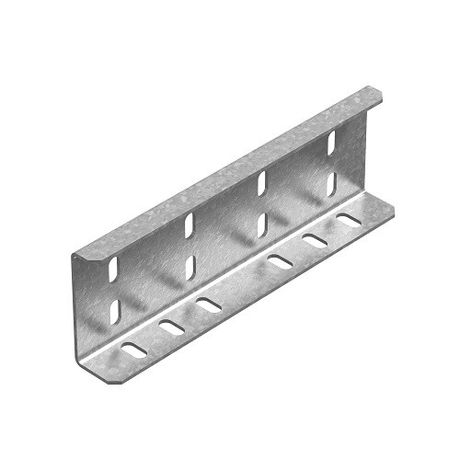 Соединитель боковой к лоткам ПЛК высотой 85 мм, толщ. 2,0 Сендзимир цинк, 084782 | СБП-85-2,0-СЦ Ostec СБП-85 (2 мм)