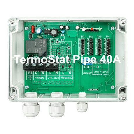 Терморегулятор TermoStat Pipe 40A IP65 | 51-0841 REXANT MEET