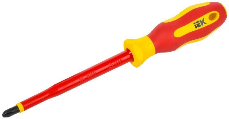 Отвертка диэлектрическая PH3х150 Т2 ARMA2L 5 | A2L5-SC30-T2-PH-30-150 IEK