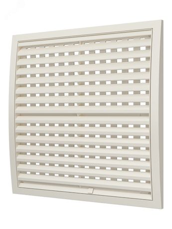 Решетка вентиляционная регулируемая, из ABS пластика 350х350 - 3535РРП Ivory ЭРА 18031