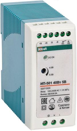 Импульсный источник питания 10Вт 12В 0,84А ИП-501 | 52066DEK DEKraft APC