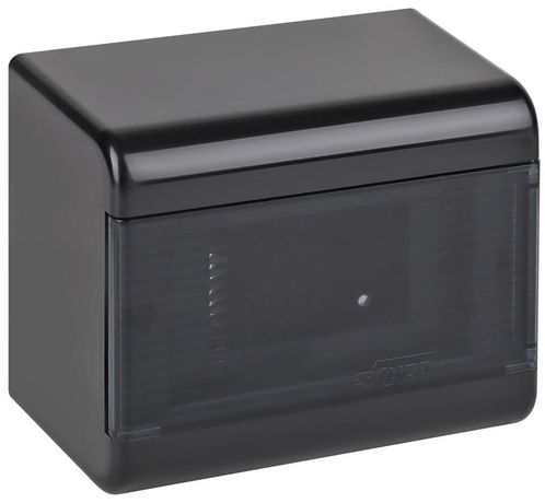 Щиток ОП Тусо 6мод. с двер. 160х132х93мм черн. Ruvinil 68026Ч TYCO