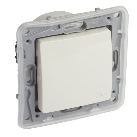 Переключатель 1-кл. СП Etika 10А IP44 250В 10AX авт. зажимы механизм сл. кость Leg 672300 Legrand