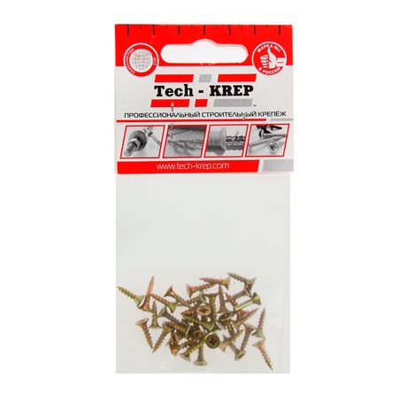 Саморез ШУж 2,5х10 пот. гол. (25 шт) - пакет ( 0,009 кг) | 102466 Tech-KREP