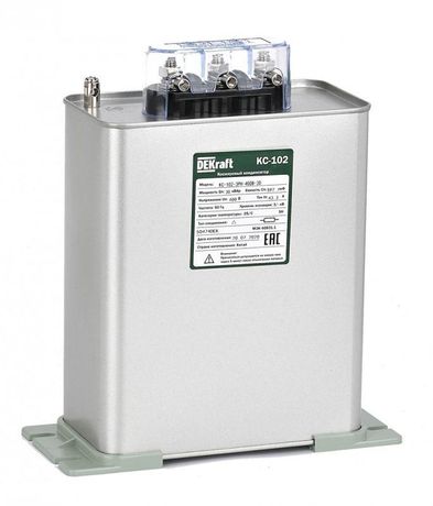 Конденсатор косинусный КС-102 3ф 480В 30квар DEKraft 50482DEK APC