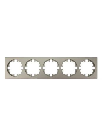 Рамка 5-м OSEN горизонт. квадрат титан LEZARD 743-3700-150