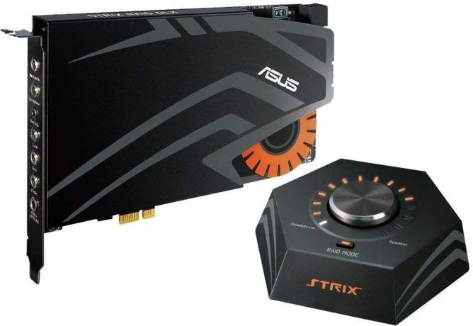 Карта звуковая PCI-E Strix Raid DLX (C-Media 6632АX) 7.1 Ret ASUS 1100731