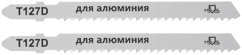 Полотно для эл. лобзика T127D по алюминию и пластику HSS 100мм (уп.2шт) MOS 40823М