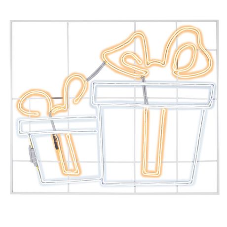 Фигура профессиональная Санта Клаус с мешком подарков 100х100см - 501-312 NEON-NIGHT