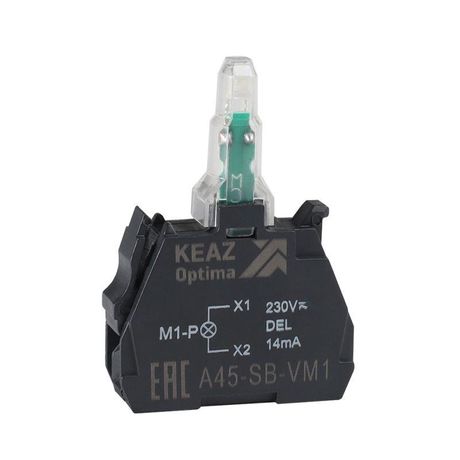 Световой блок OptiSignal D22 A45-SB-VM4 красный 110-230 В AC/DC с защитой от наводок ZBVM4 | 362251 КЭАЗ