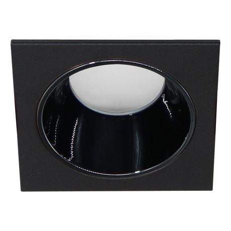 Светильник потолочный встраиваемый, MR16 G5.3, черный + хром DL3112 | 51408 FERON