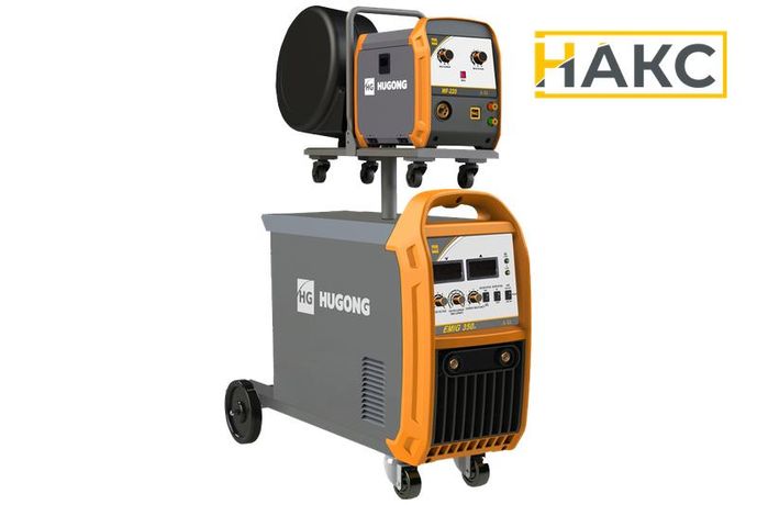 Инвертор сварочный полуавтомат HUGONG EMIG 350 III ТСС 041366