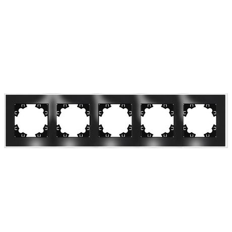 Рамка 5-м Афина стеклянная графит UNIVersal 2258 Союз