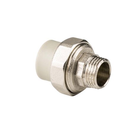 Муфта комбинированная разъемная "Американка" PPR наружн. резьба 20х1/2 сер. RTP 15519