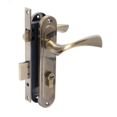 Замок врезной БУЛАТ ЗВ4-1.70.03.01 НОМОС бронза 5 перф.кл. с/руч - 13974 ПТК