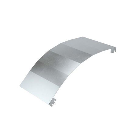Крышка на угол вертикальный внешний 45 градусов, 100х400, R900, в комплекте с крепежными элементами и соединительными пластинами, необходимыми для монтажа, цинк-ламельная - LKO0194KZL ДКС