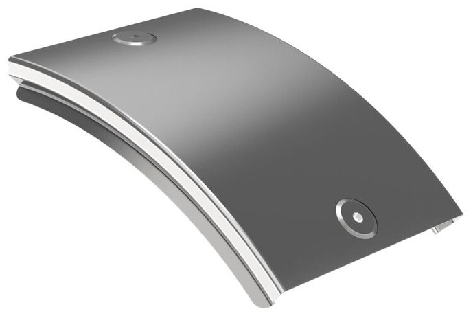 Крышка поворота плавн. 45град тип В20 ESCA 100мм | CPV41D-0-45-100-08 IEK