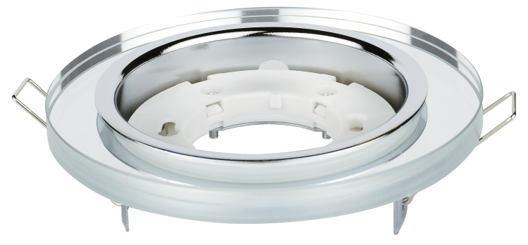 Светильник встраиваемый GX53R-glass RMR под лампу GX53 КРУГ СТЕКЛО 230B зеркальный | 4690612014081 IN HOME