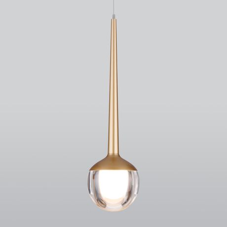 Подвес потолочный DLS028 6W 4200K золото 6Вт Eurosvet | a047770 Elektrostandard